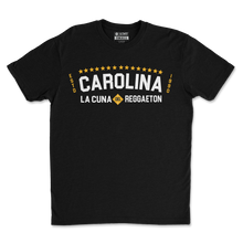 Load image into Gallery viewer, T-Shirt Negra “Carolina – La Cuna del Reggaetón”