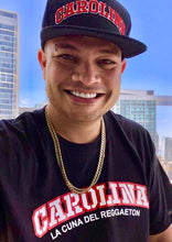 Load image into Gallery viewer, T-Shirt Negra – Carolina, La Cuna del Reggaetón 21