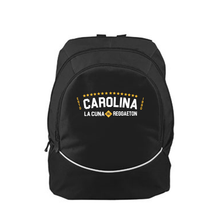 Load image into Gallery viewer, Backpack Negro – Carolina, La Cuna del Reggaetón
